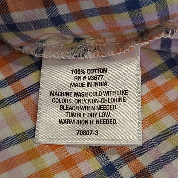 a.n.a a new apparel  sz 0X woman plaid shirt, button front - Picture 5 of 9